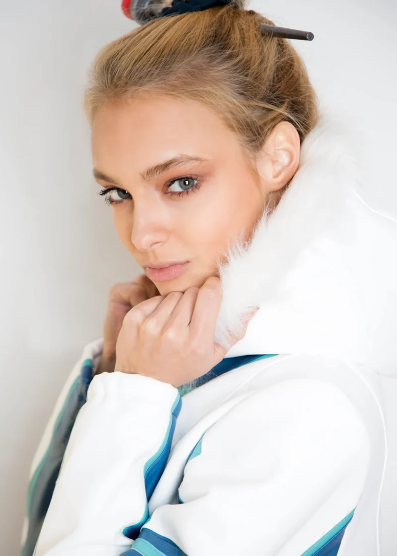 Womens Overwatch Mei-Ling Fur Coat Jacket