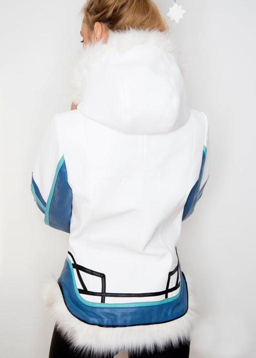 Womens Overwatch Mei-Ling Fur Coat Jacket