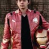 iron armor avenger leather jacket cosplay