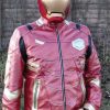iron man cosplay moto leather jacket
