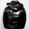 Black Puffer Jacket with Hood