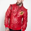 cobra kai baseball varsity bomber leather jacket