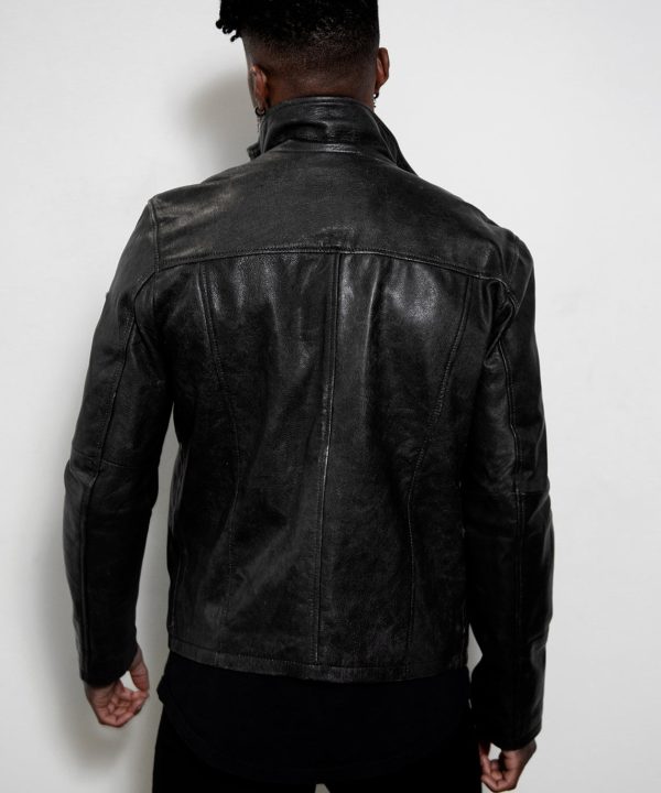venom carnage leather jacket black real leather