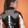 Womens Overwatch Mercy Valkyrie Leather Jacket White