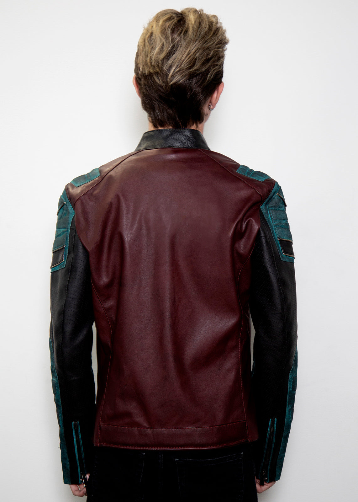 robin jason todd armor titans leather jacket