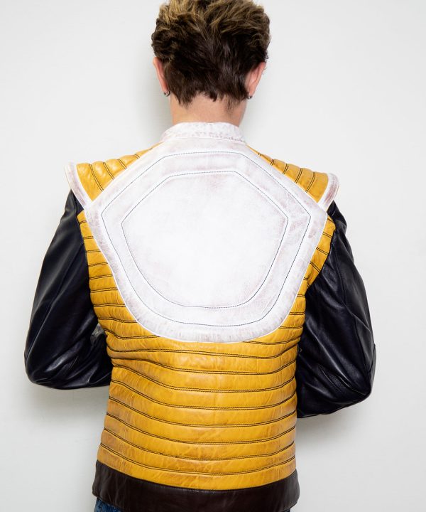 DBZ vegeta armor leather jacket