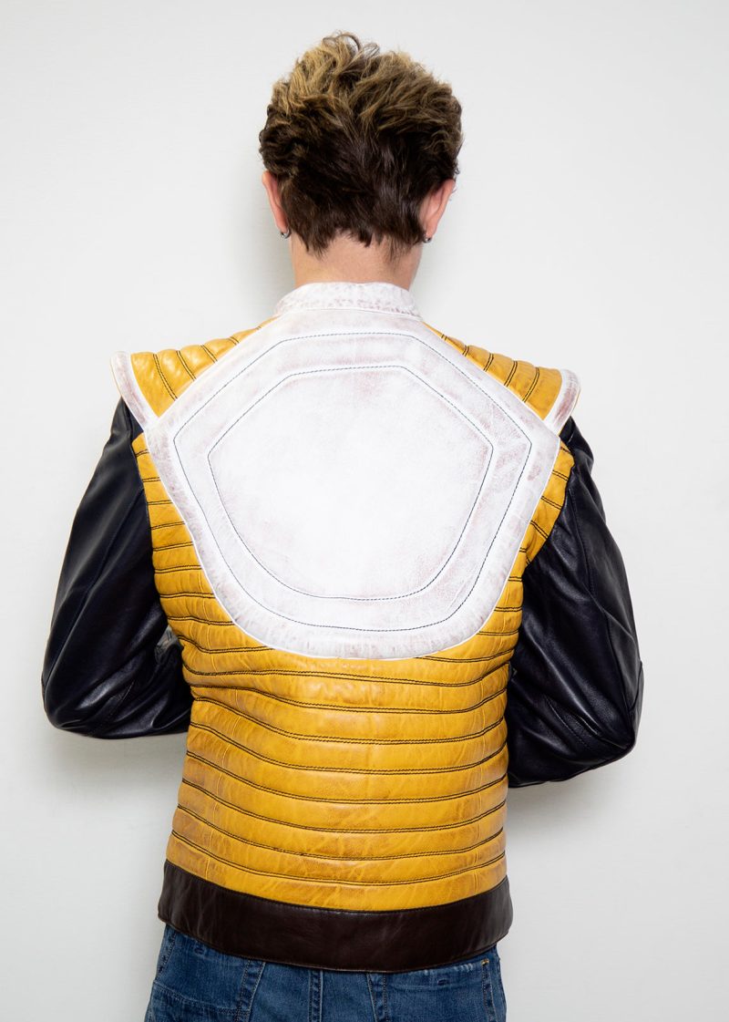 DBZ vegeta armor leather jacket