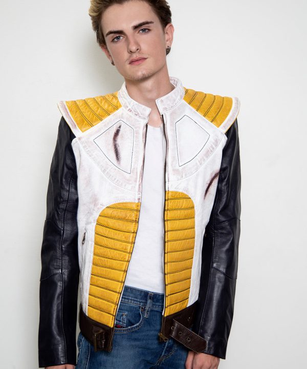 dragon ball super vegeta saiyan leather armor