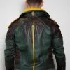 Limited Edition Zane Borderlands 3 Leather Jacket back with spider