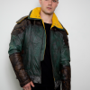 Mens Zane Limited Edition Borderlands Leather Jacket Green