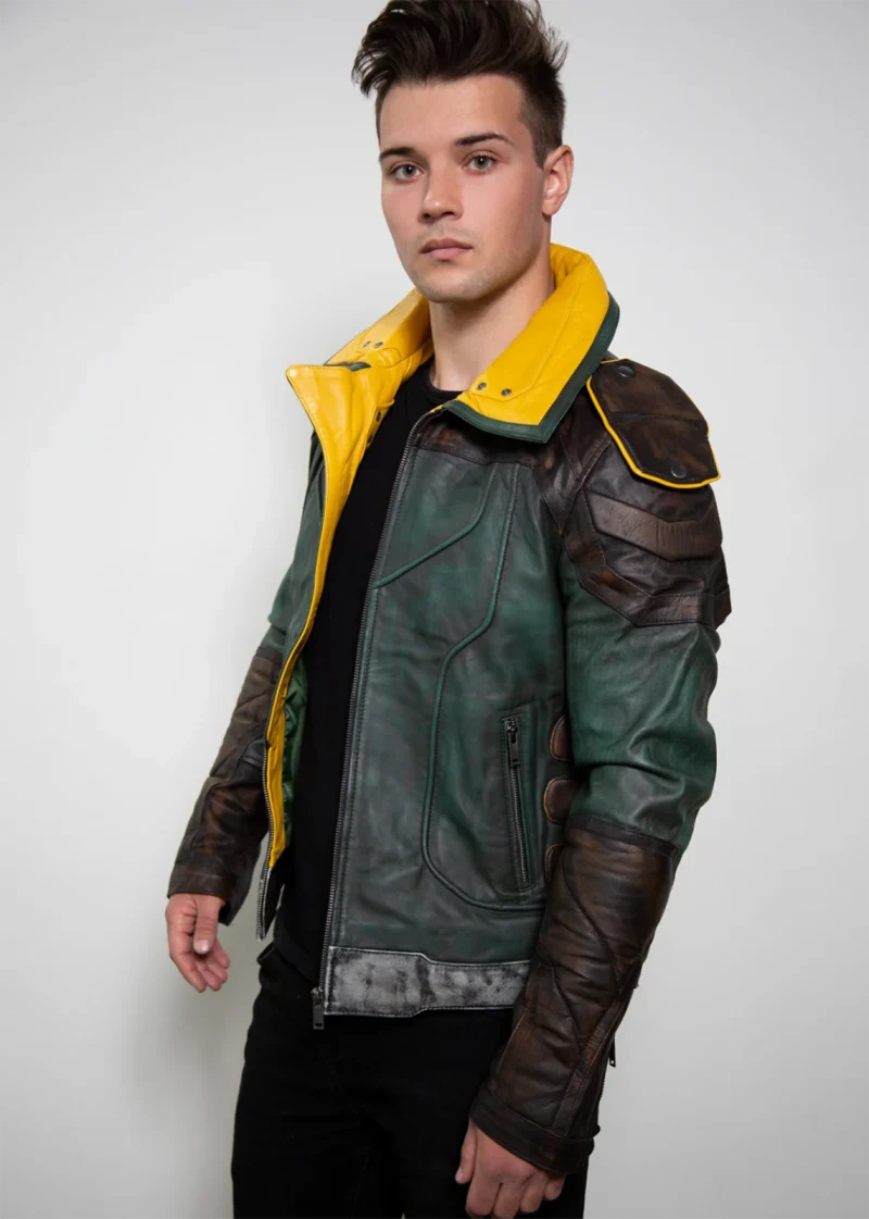 zane flynt the operative vault hunter leather jacket borderlands 3 green