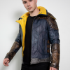 Zane Vault HUnter Borderlands 3 Blue & Yellow Leather Jackets