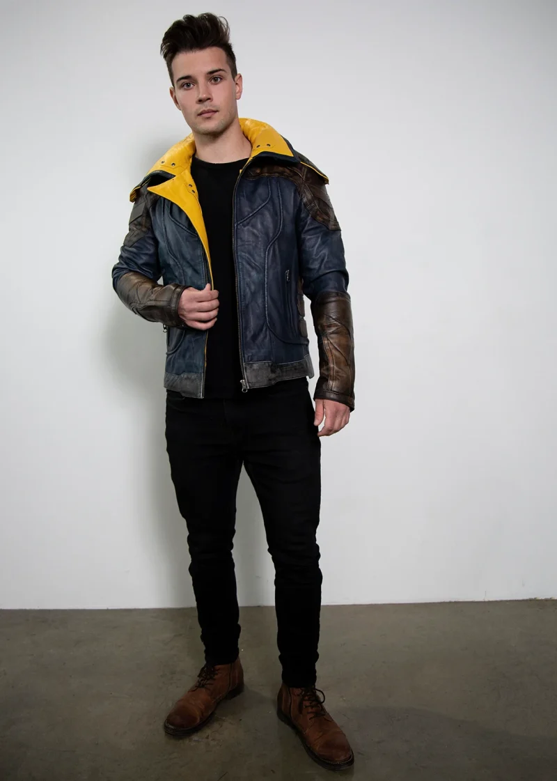 Mens Vault HUnter Leather Jackets Zane Borderlands 3
