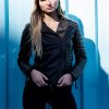 vegan cruelty free black leather jacket womens