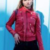 akira pill red leather jacket manga anime cosplay leather jacket