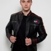 Mens Commander Shepard Mass Effect N7 Leather Jacket