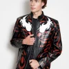 maximum carnage vs spiderman real leather jacket woody harrelson