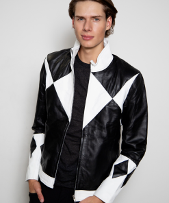 Walter Emanuel Jones power ranger black leather jacket