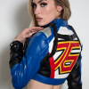 soldier 76 overwatch cosplay crop top leather jacket