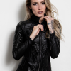 black widow motorcycle black genuine leather jacket