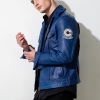 trunks blue capsule corp leather jacket DBZ