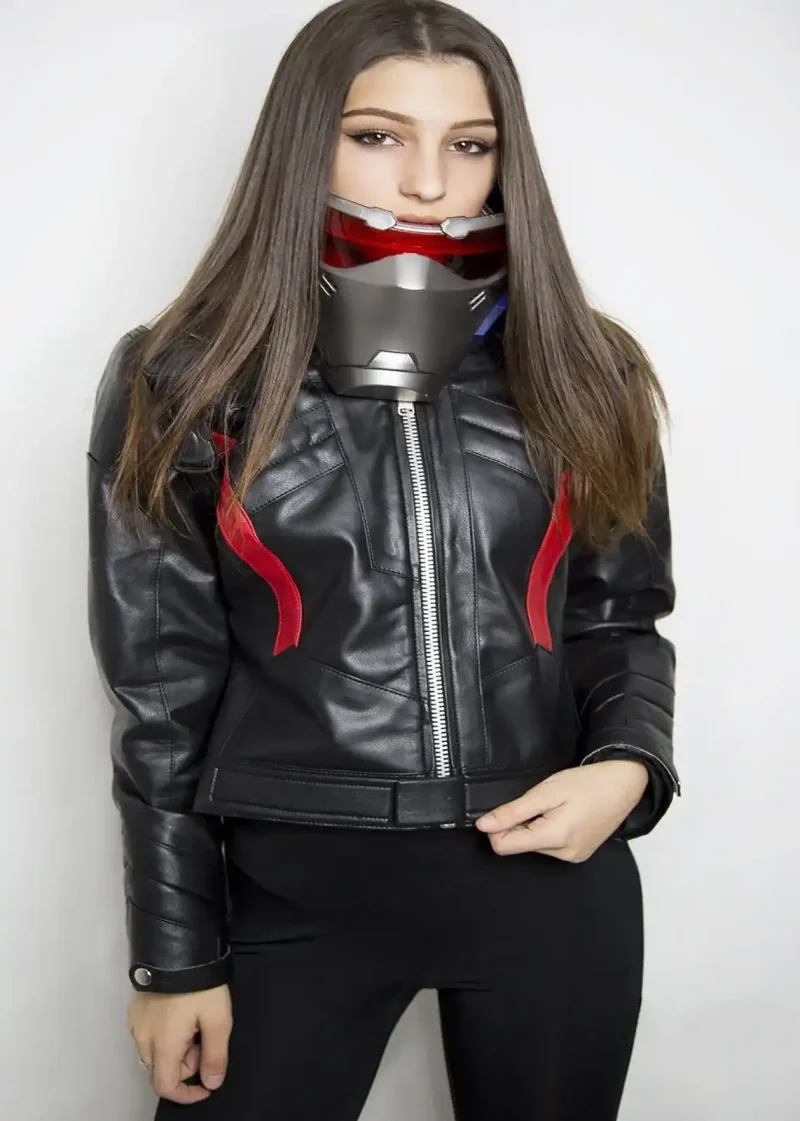 Womens Overwatch Soldier 76 Jacket Black