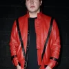Michael Jackson Red Leather Jacket