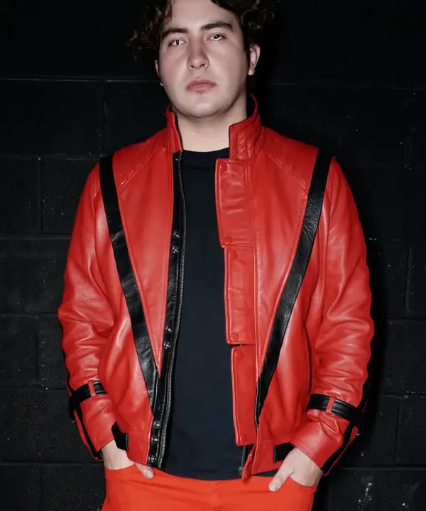 Michael Jackson Red Leather Jacket