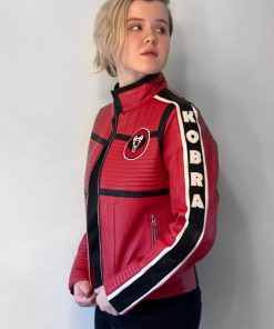 My Chemical Romance Mikey Way Kobra Kid - Danger Days Red Leather Motorcycle Jacket