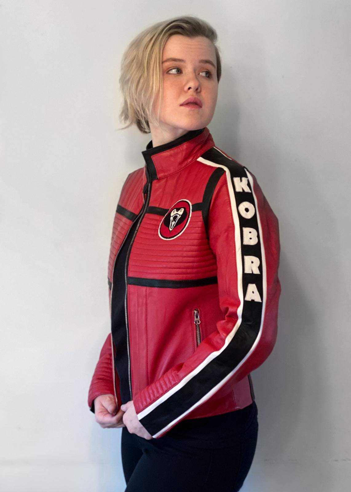 My Chemical Romance Mikey Way Kobra Kid - Danger Days Red Leather Motorcycle Jacket