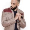 Mens Star Wars Rebel Alliance Poe Dameron Leather Jacket