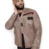Mens Star Wars Rebel Alliance Poe Dameron Leather Jacket