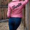 Womens Barbie Doll Leather Jacket Pink