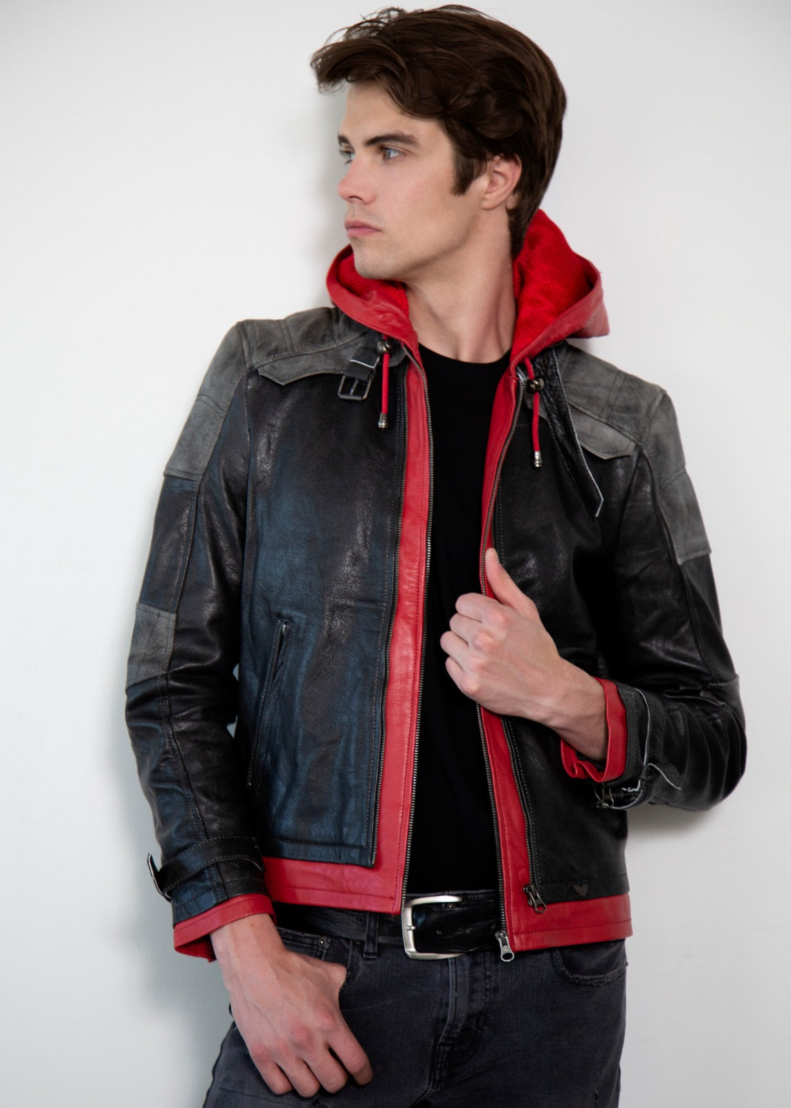 Red Hood Arkham Knight Leather Jacket