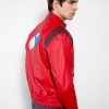 Akira Kaneda Capsule Pill Red Moto Leather Jacket