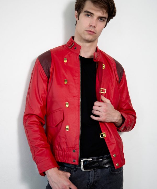 Shotaro Kaneda Red Akira Leather Jacket