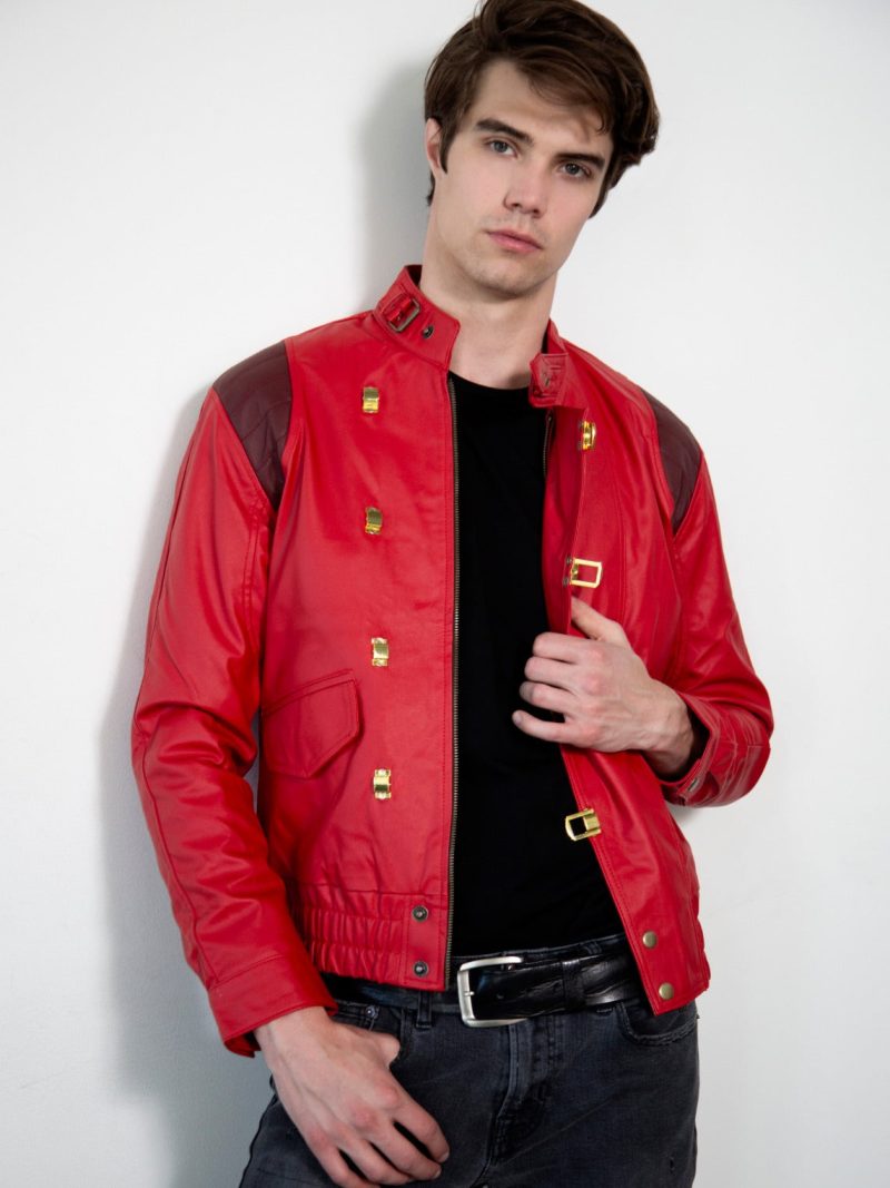 Shotaro Kaneda Red Akira Leather Jacket