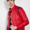 Akira Kaneda Manga Red Biker Leather Jacket