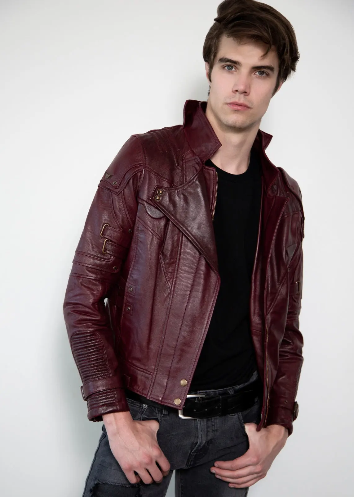 GUARDIANS OF THE GALAXY STAR-LORD LEATHER JACKET 2X-LARGE BRAND NEW #soct17-428 GUARDIANS OF THE GALAXY STAR-LORD LEATHER JACKET 2X-LARGE BRAND NEW #soct17-428