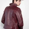 Star Lord Peter Quill Red Leather Jacket Avenger