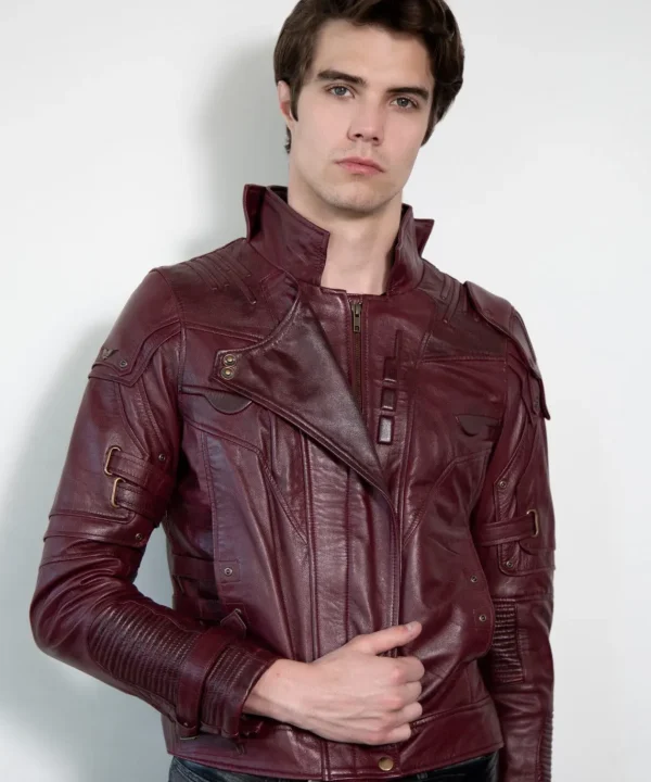 Chris Pratt Star Lord Leather Jacket Guardians of the Galaxy