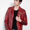 Red Biker Jacket