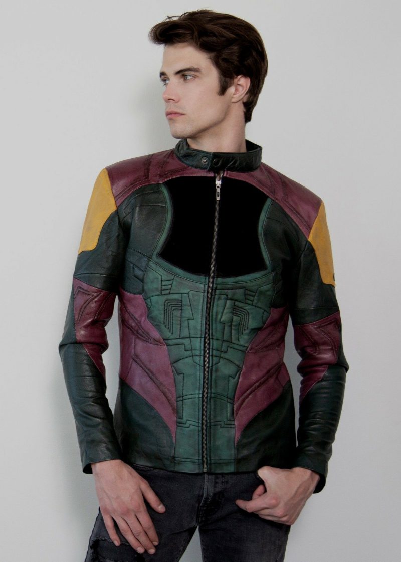 Mens Boba Fett Mandalorian Star Wars Leather Jacket