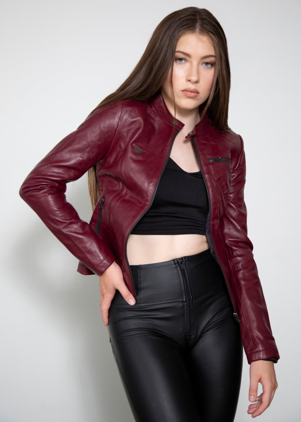 Resident Evil 2 Claire Redfield Motorcycle Leather Jacket