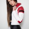 Aria T'loak White Red Mass Effect Leather Jacket