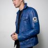 Future Trunks Blue Dragon Ball Z Leather Jacket Full Length