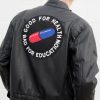 Mens Akira Kaneda Black Leather Jacket