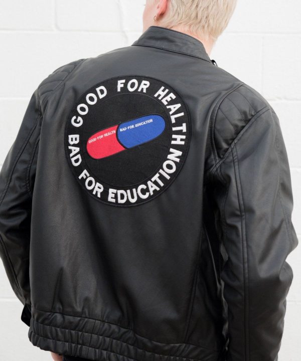 Mens Akira Kaneda Black Leather Jacket