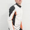 Mens Overwatch Mercy Valkyrie Leather Jacket White