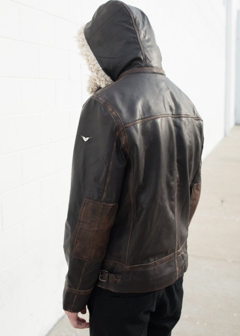 Luca Designs Men's Shearling Fashion Leather Jacket